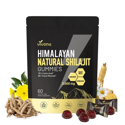 Gommes Énergétiques Shilajit de l'Himalaya CD