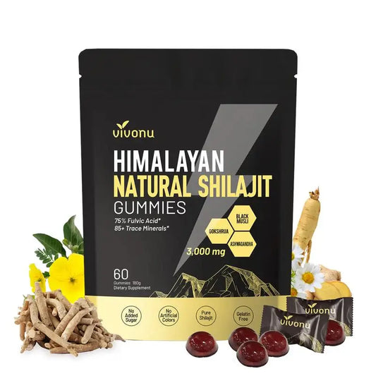 Gommes Énergétiques Shilajit de l'Himalaya GN