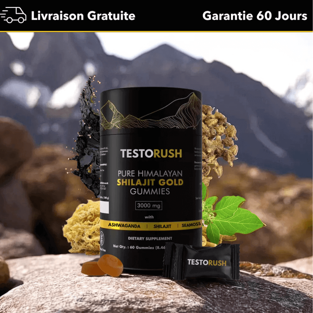 Gommes Shilajit Pure de l’Himalaya CD