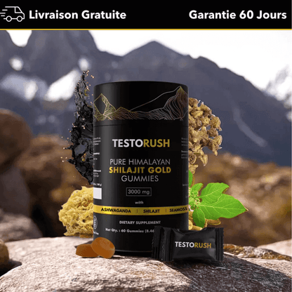 Gommes Shilajit Pure de l’Himalaya CD