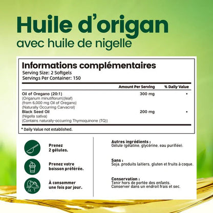 Gélules d'huile d'Origan CL