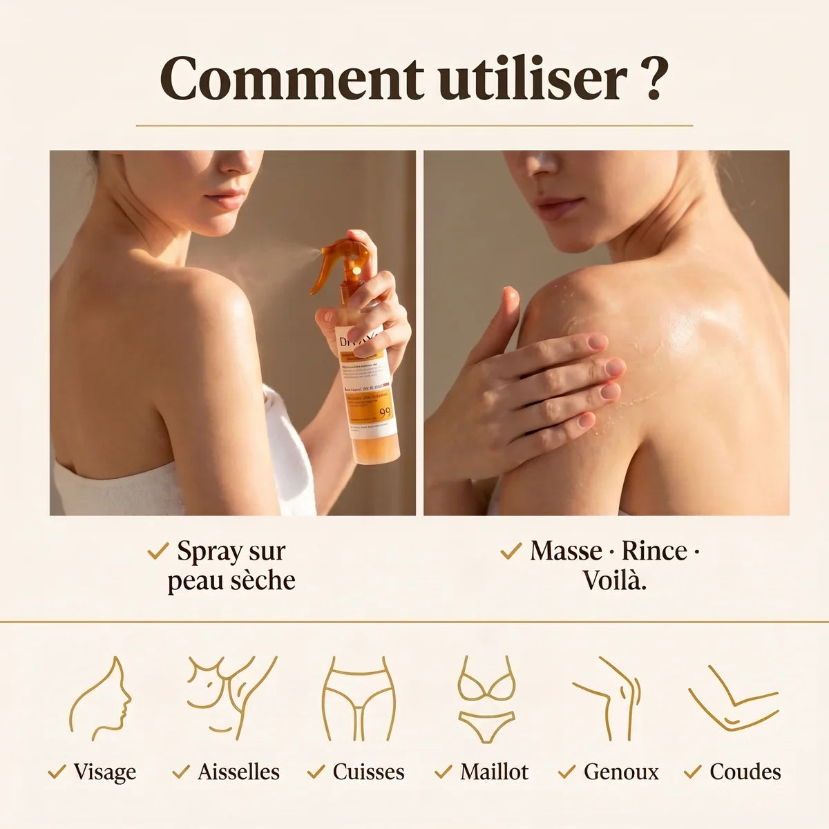 Spray Exfoliant Doré CL