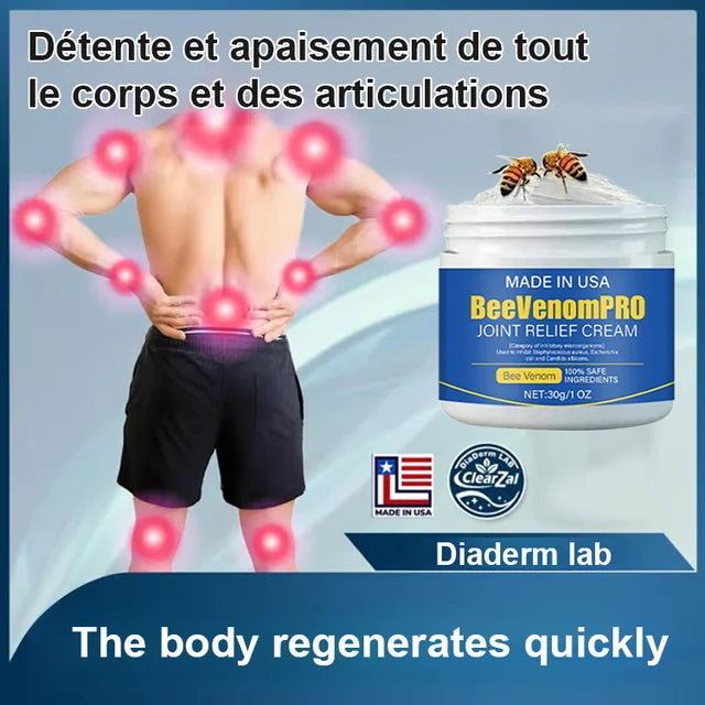 Crème pour articulations au venin d'abeille GN