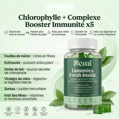 Gummies Anti-Odeur Déodorant Interne CL