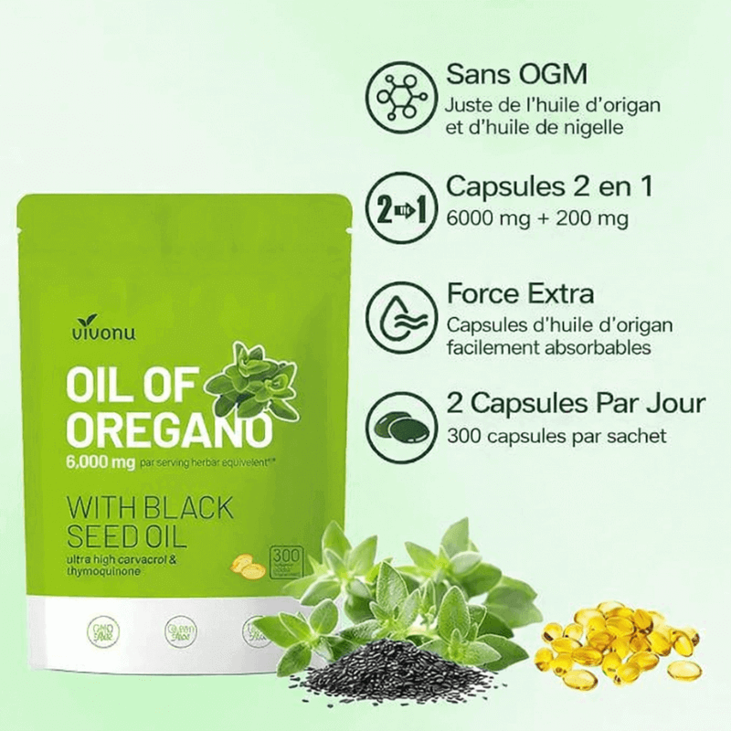 Gélules d'huile d'Origan CL
